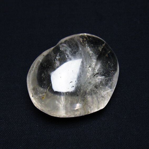 水晶 ハート置物 一点物 145-1477
