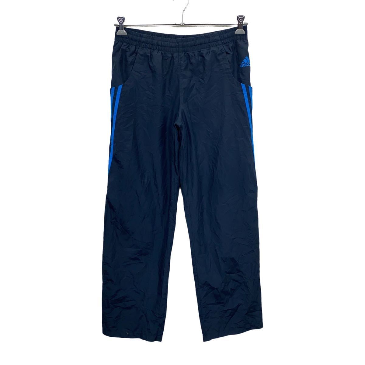 adidas ジャージパンツ W31程度 アディダス スポーツ ネイビー 古着卸