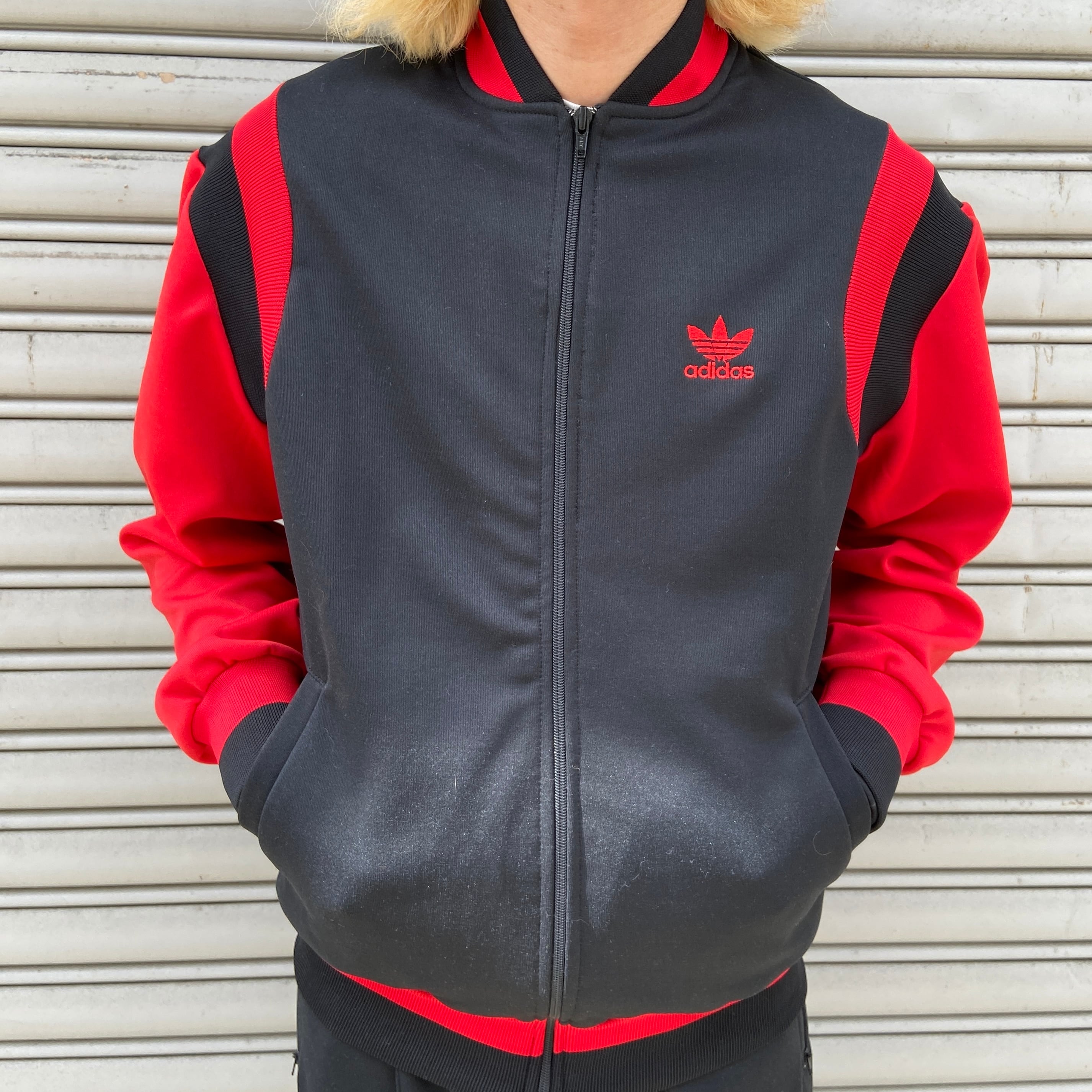 80s adidas トラックジャケットセットアップ