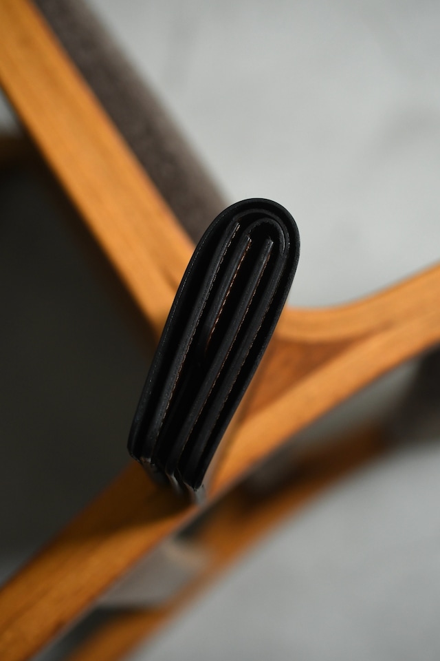 Post Wallet / ILCEA Black × DOUBLE Brown