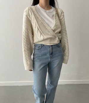 カシュクールニット   AJ1079-8101