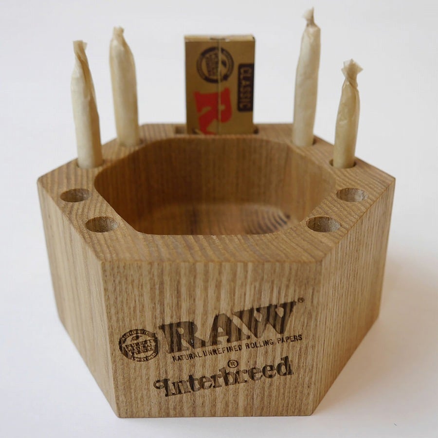INTERBREED RAW CHILLING WOOD ASHTRAY 灰皿