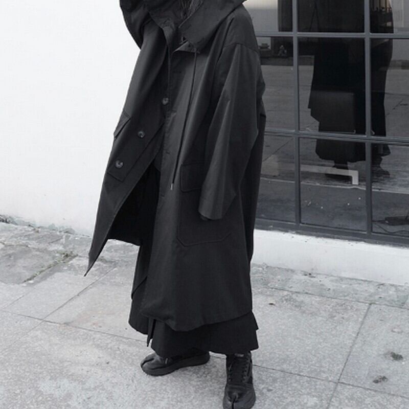 hoodie loose coat(フードルーズコート)-b897 | Loclear(ルクリア)