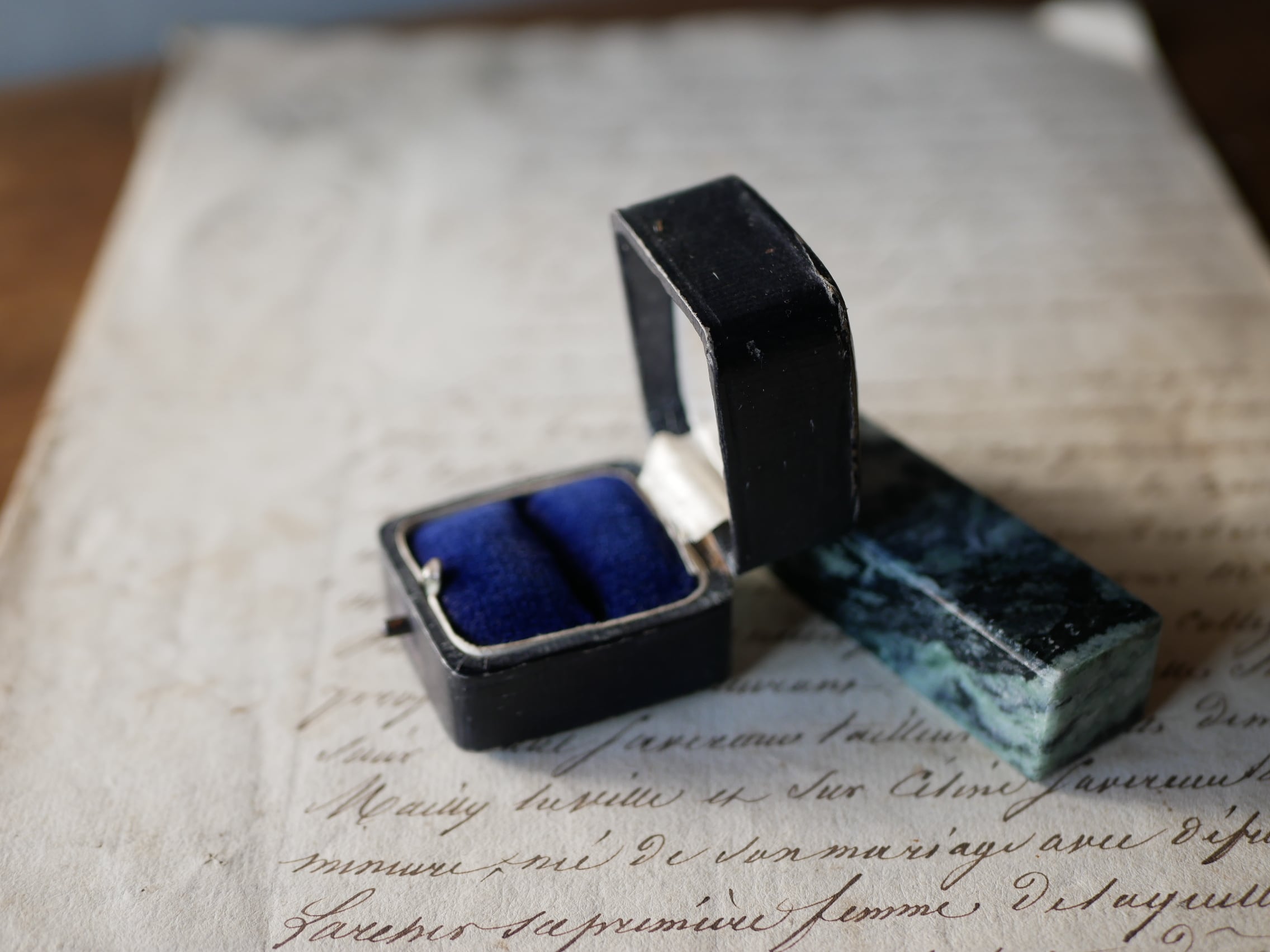 アンティークジュエリーケース リング用 イギリス フランス ブロカント