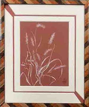 笹川春艸作品展「fusion」開催記念　出品作品　『晩秋2』　墨画