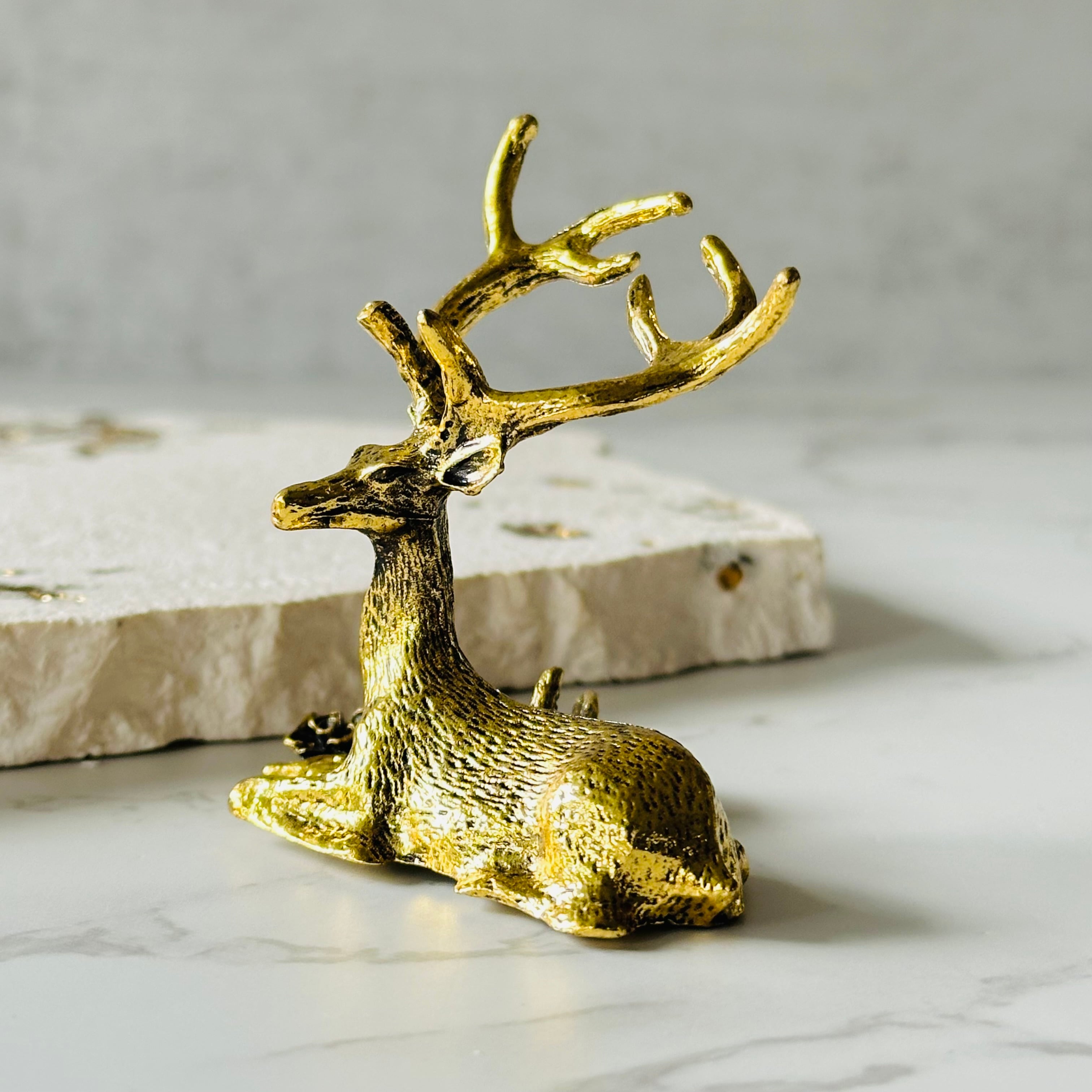 鹿のスフィアスタンド（ゴールド／シルバー／ピンクゴールド） | Mt