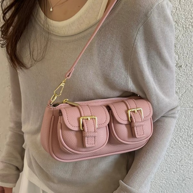 全5色/Double pocket shoulder bag　B084