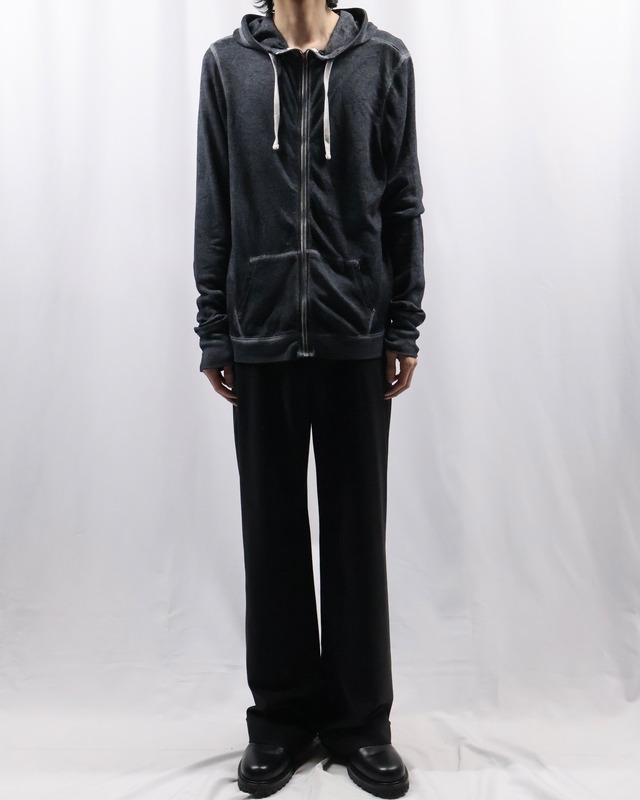 faded zip up hoodie