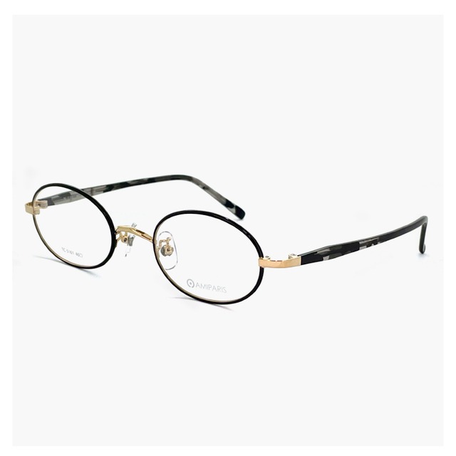 日本製 鯖江 メガネ アミパリ AMIPARIS 眼鏡 tc-5161-64 オーバル 型 小ぶり レンズ フレーム MADE IN