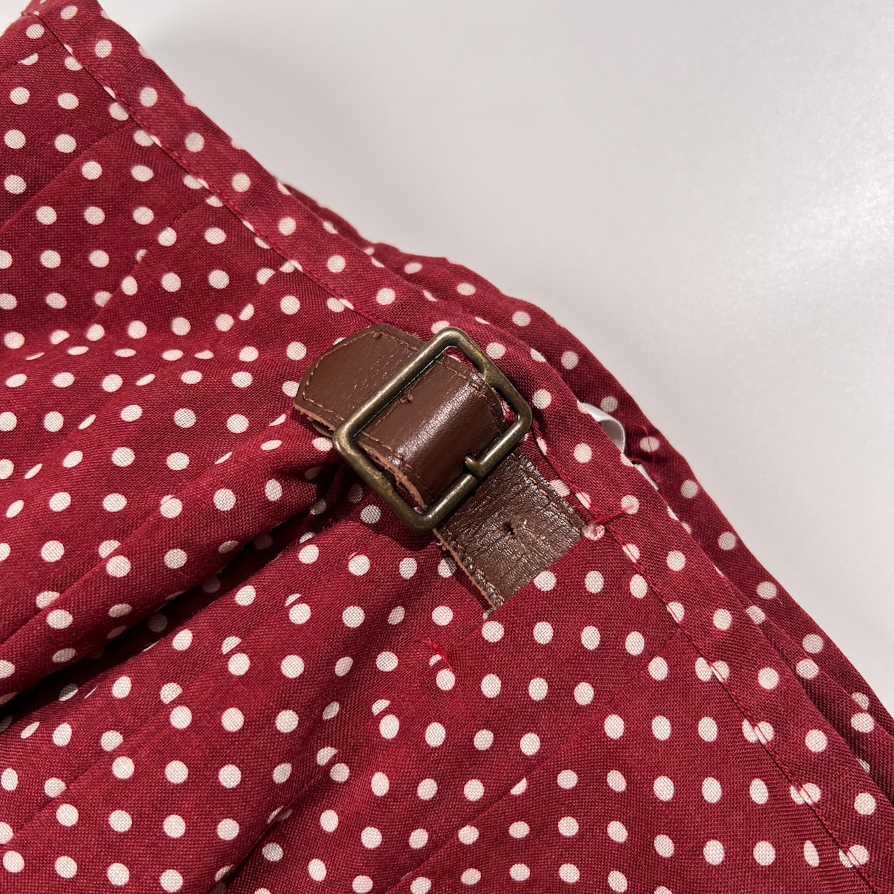 INGEBORG インゲボルグ 水玉 ドット ロング スカート /レッド系/レディース/ピンクハウス/日本製