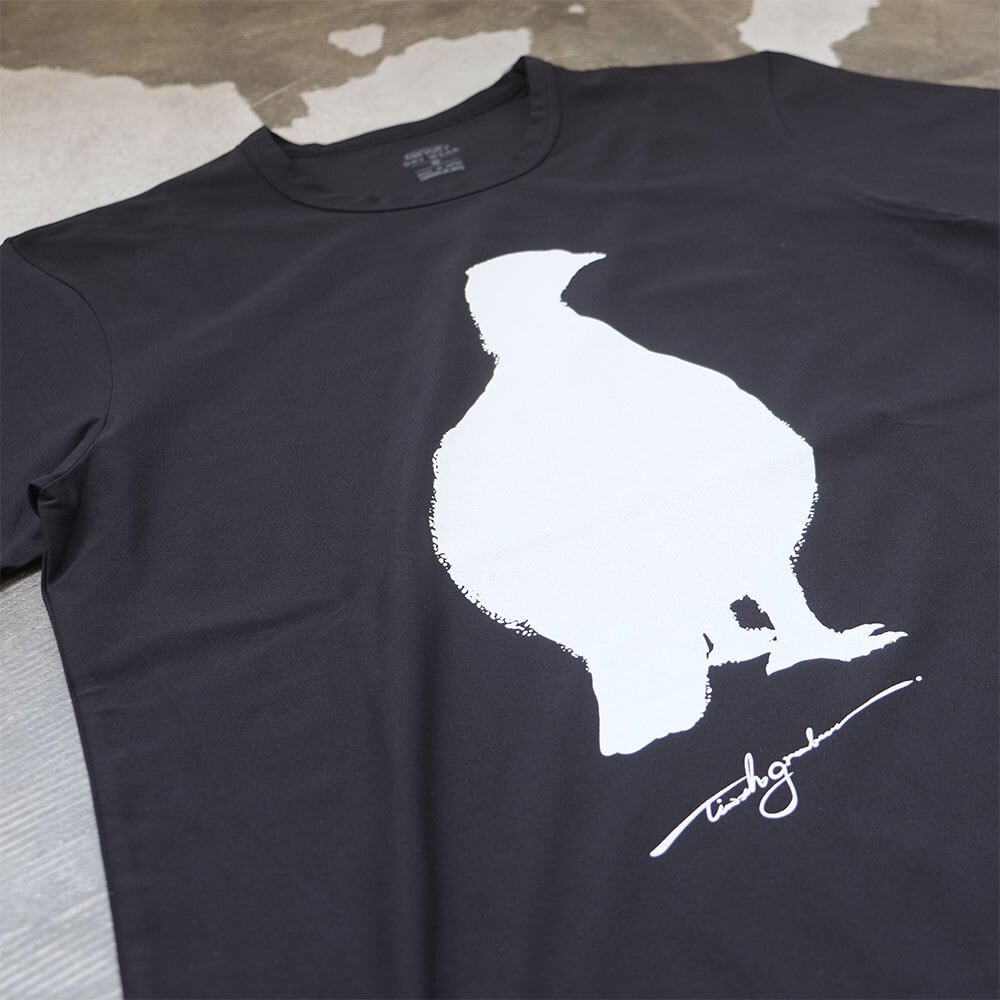 ranor(ラナー) ROCK PTARMIGAN T-SHIRT BLACK×WHITE | play field mountain
