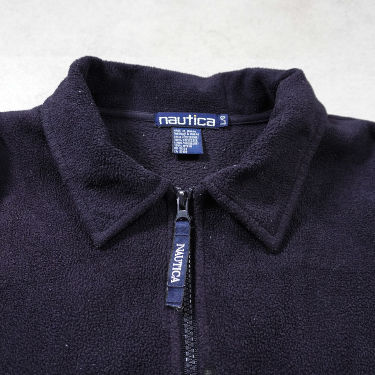 90s NAUTICA  fleece jacket L 古着 - 7