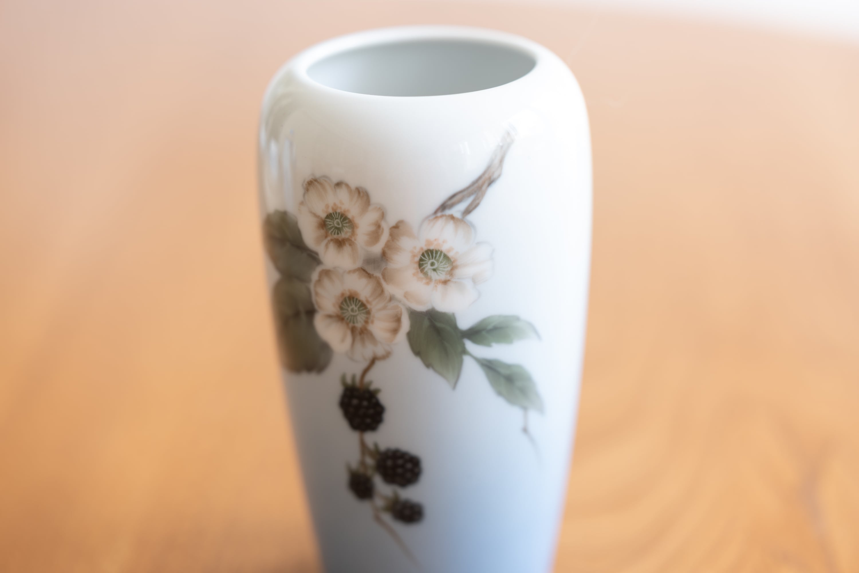 ロイヤルコペンハーゲン ブラックベリー 花瓶 フラワーベース