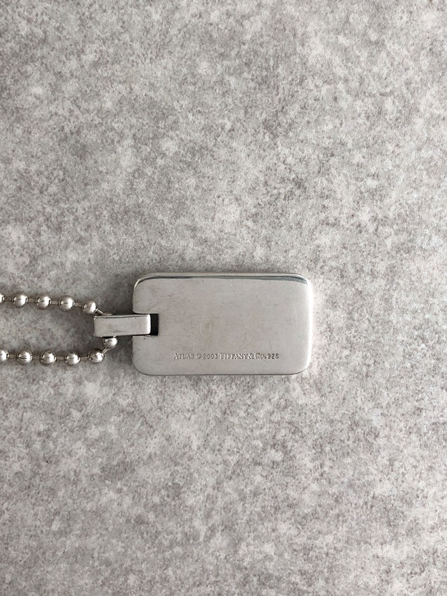 Tiffany & Co. ティファニー ネックレス シルバー アトラス 925 プレート vintage ヴィンテージ オールド zccs5h