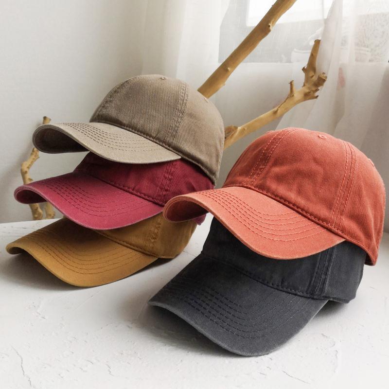 野生の無地の野球帽の帽子の女性の夏のバージョンは、サンシェードキャップの夏の学生の男性のストリートタイドを洗った ブラック・アイド・ピーズ98109241649