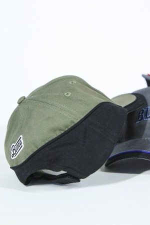 The University of BLAZZ Brushed Cotton Twill CAP [OLIVExBLACK]