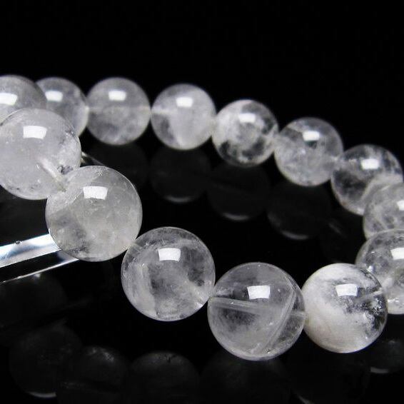 ファーデンクォーツ 水晶 ブレスレット 14mm 一点物 おまかせ便 111-22527