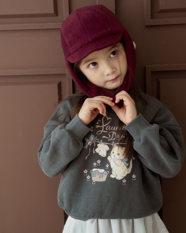 【予約】Pig Cat Sweatshirt / momo ann