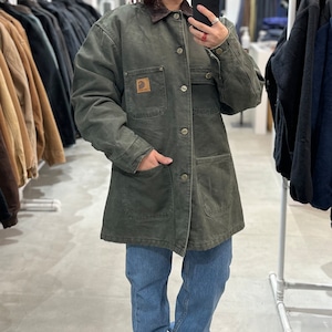 USA製 Carhartt used michigan chore coatSIZE:M