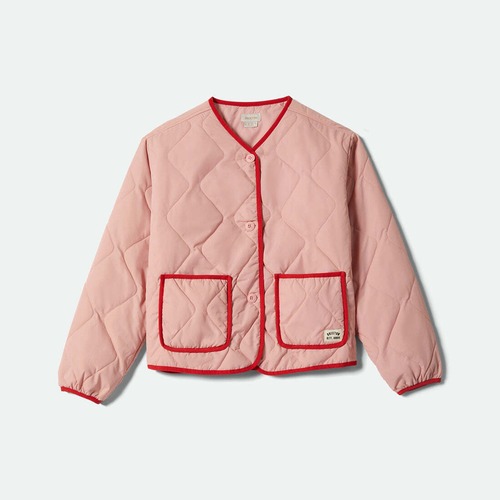 BRIXTON DELILAH QUILTED JACKET - MELLOW ROSE