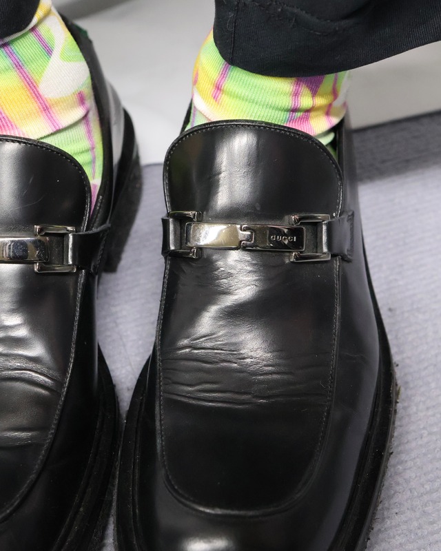 【GUCCI】tank sole loafer