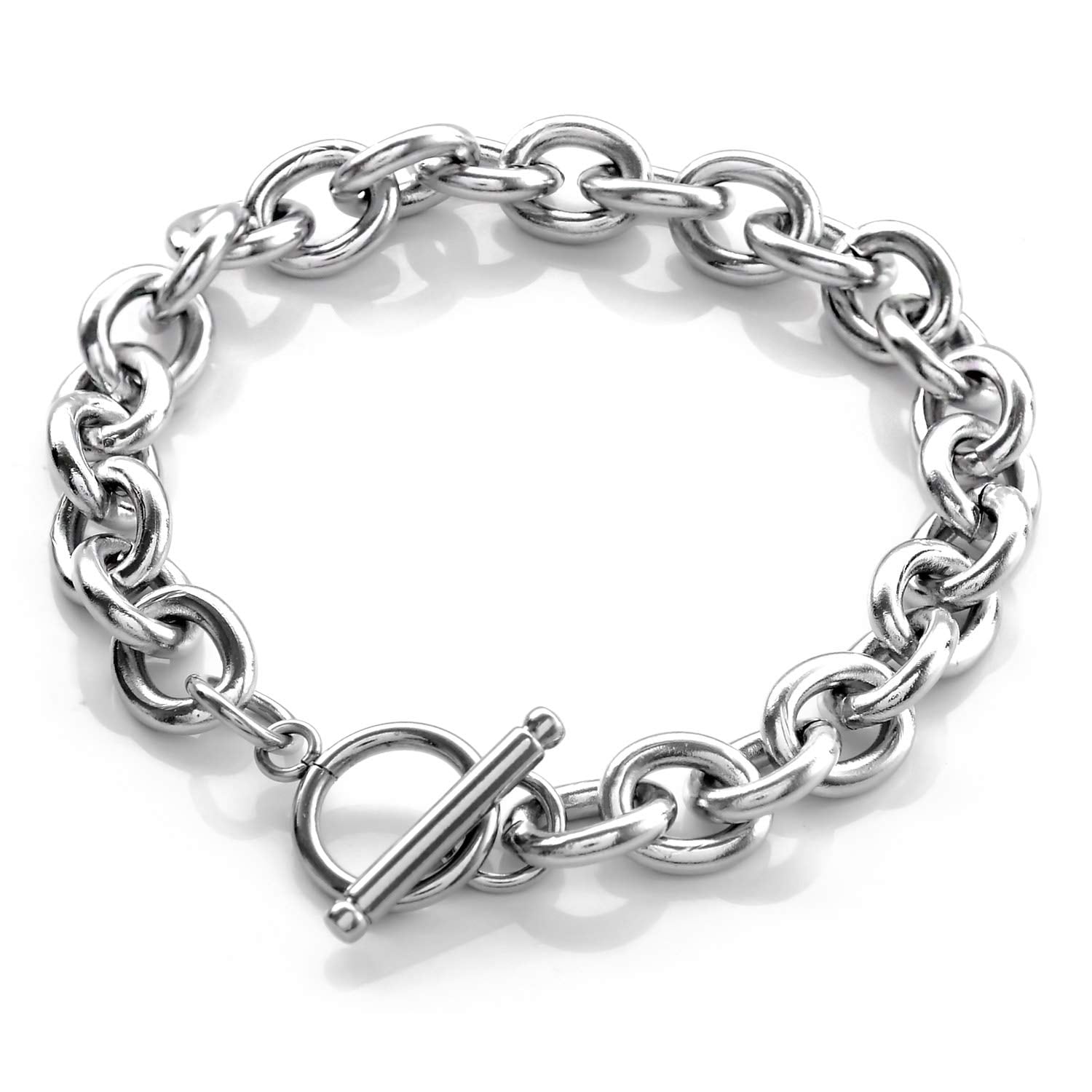 intch. ELLIPE LG シルバーブレスレット M intch.】