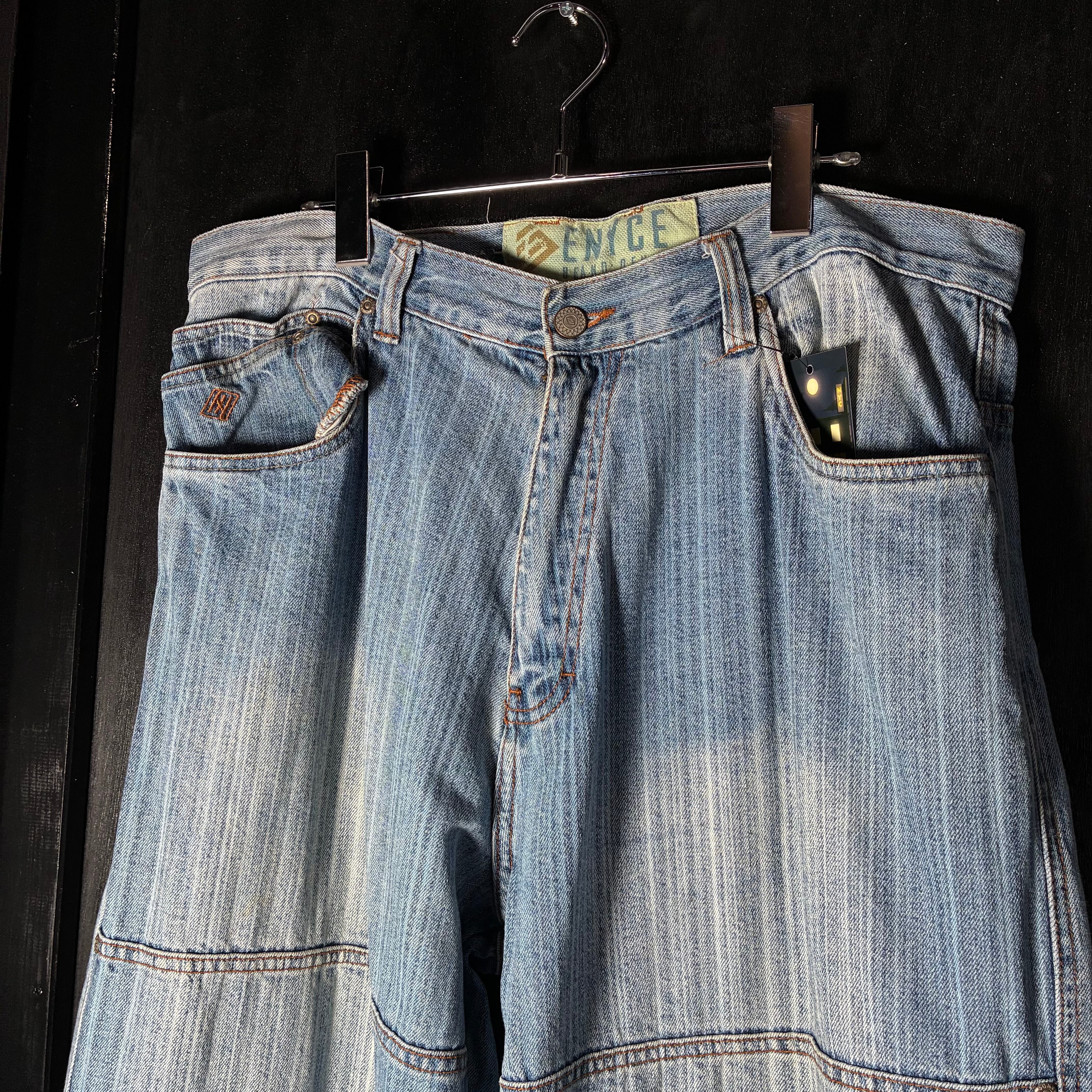 ENYCE Hip hop デニムパンツ W36 タテ落ち エニーチェ | 古着屋