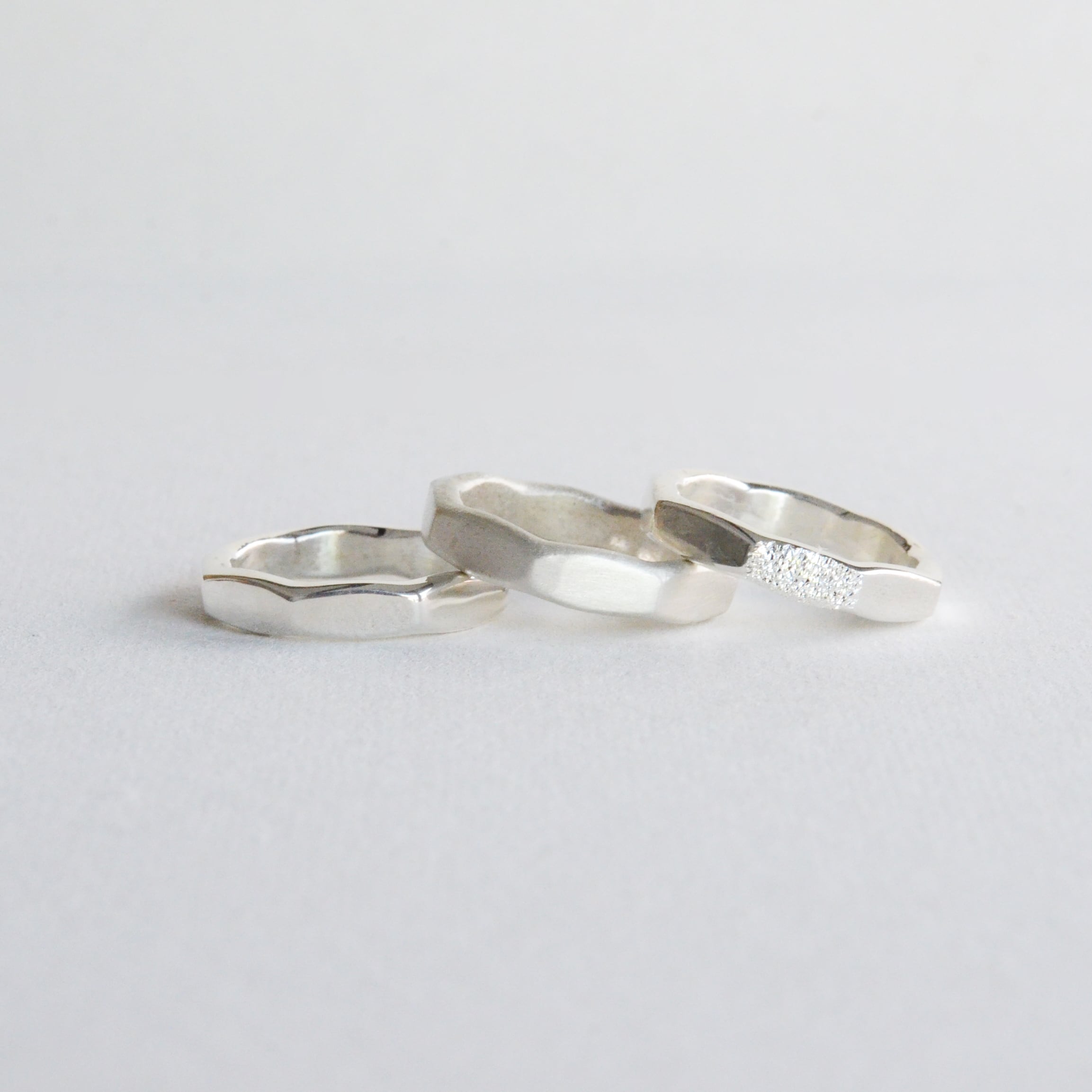〈Silver925〉flower eyes ring / 3mm