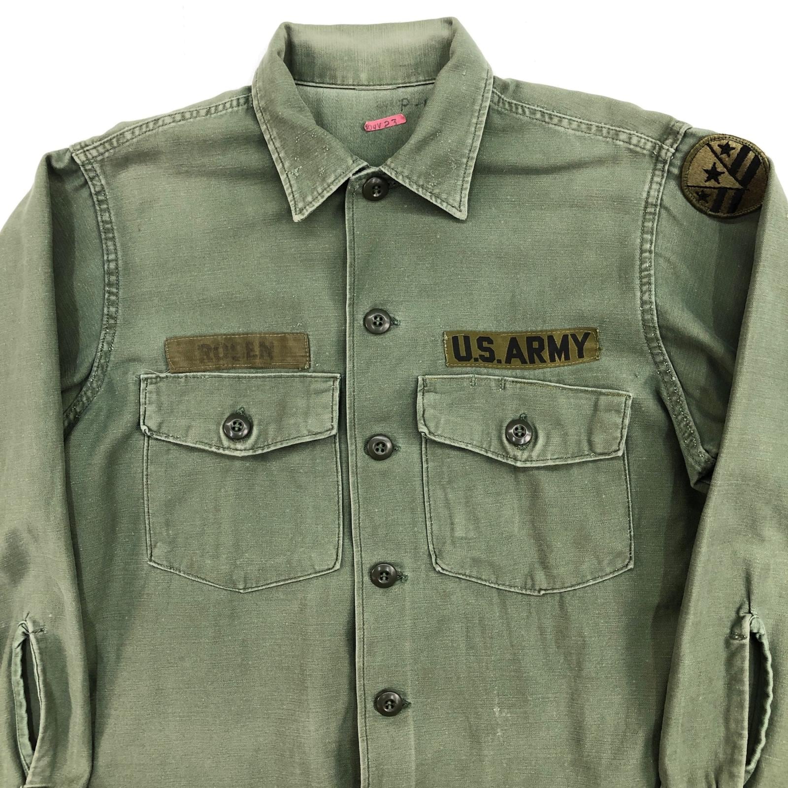U.S.ARMY 70年代 USA製 OG-107 ユーティリティシャツ UTILITY SHIRT