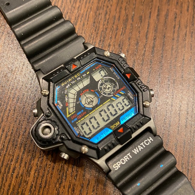 1980’s AVIA-TEC digital watch