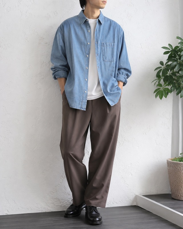 【Select】ルーズフィットこなれデニムシャツ　(260466)