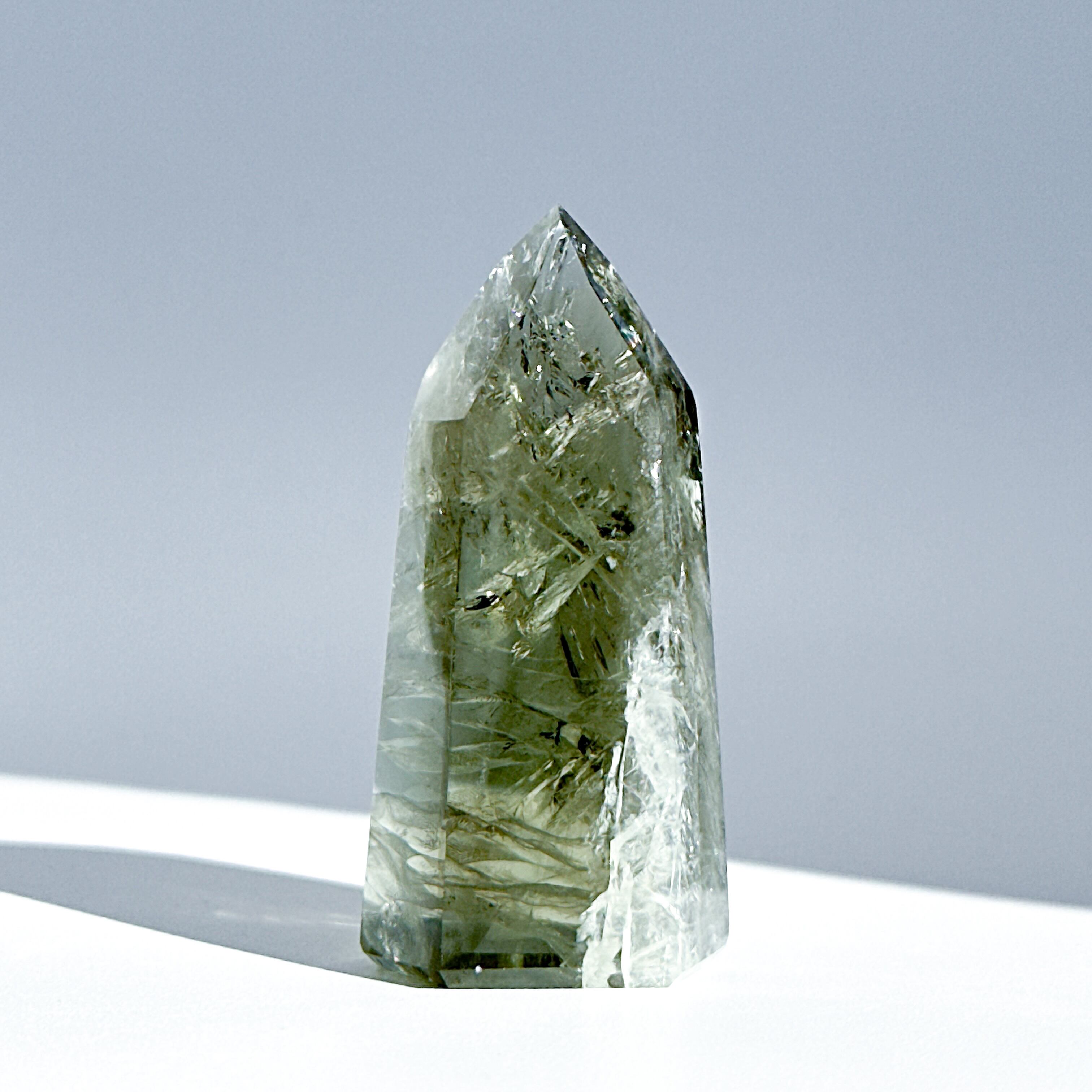 非加熱◎バイーア産グリーンアメジスト タワー22◇ Green Amethyst