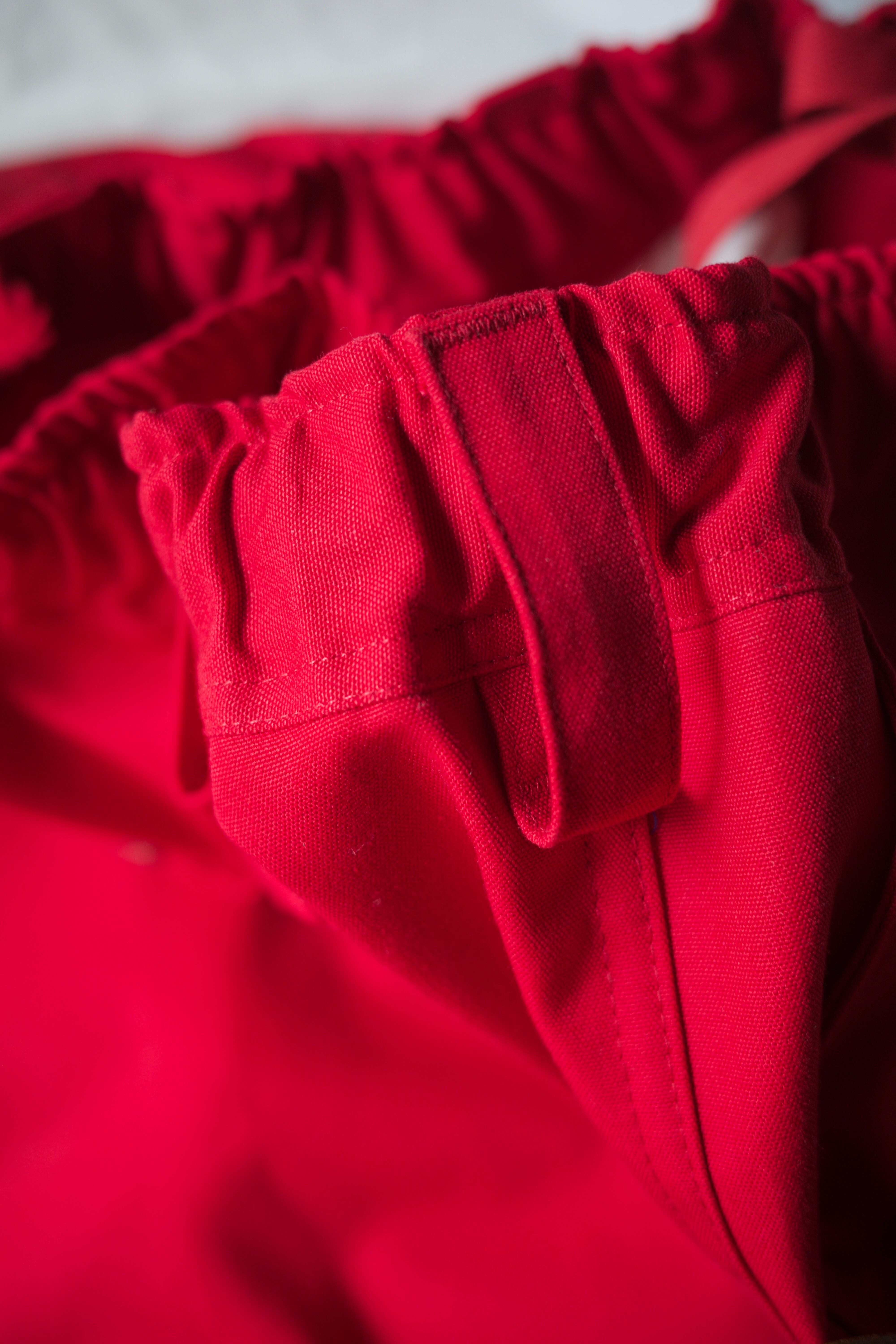 Meryll Rogge 【WORKWEAR DRAWSTRING CHINO -RED-】 | lloomm
