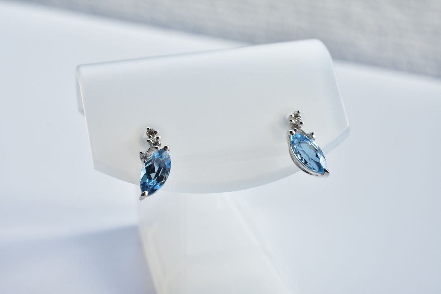 サンタマリア・アクアマリン ピアス 0.37ct 0.38ct / PT900 | Merak jewelry shop (メラクジュエリーショップ)  powered by BASE