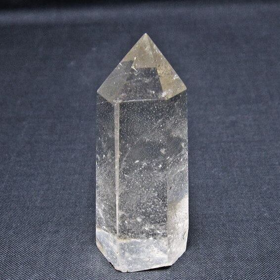 水晶 六角柱 ポイント 置物 一点物 142-11178