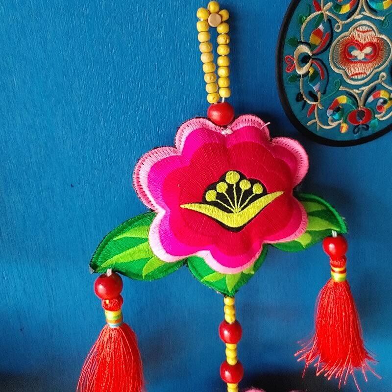 ロータス吊るし飾り オーナメント レトロチャイナ レトロポップ 中国