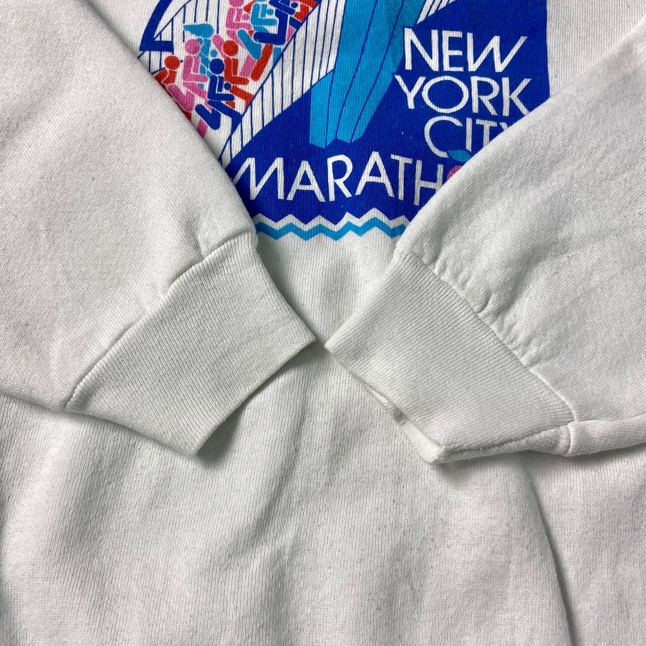 90年代 USA製 NEW YORK CITY MARATHON プリントスウェットシャツ