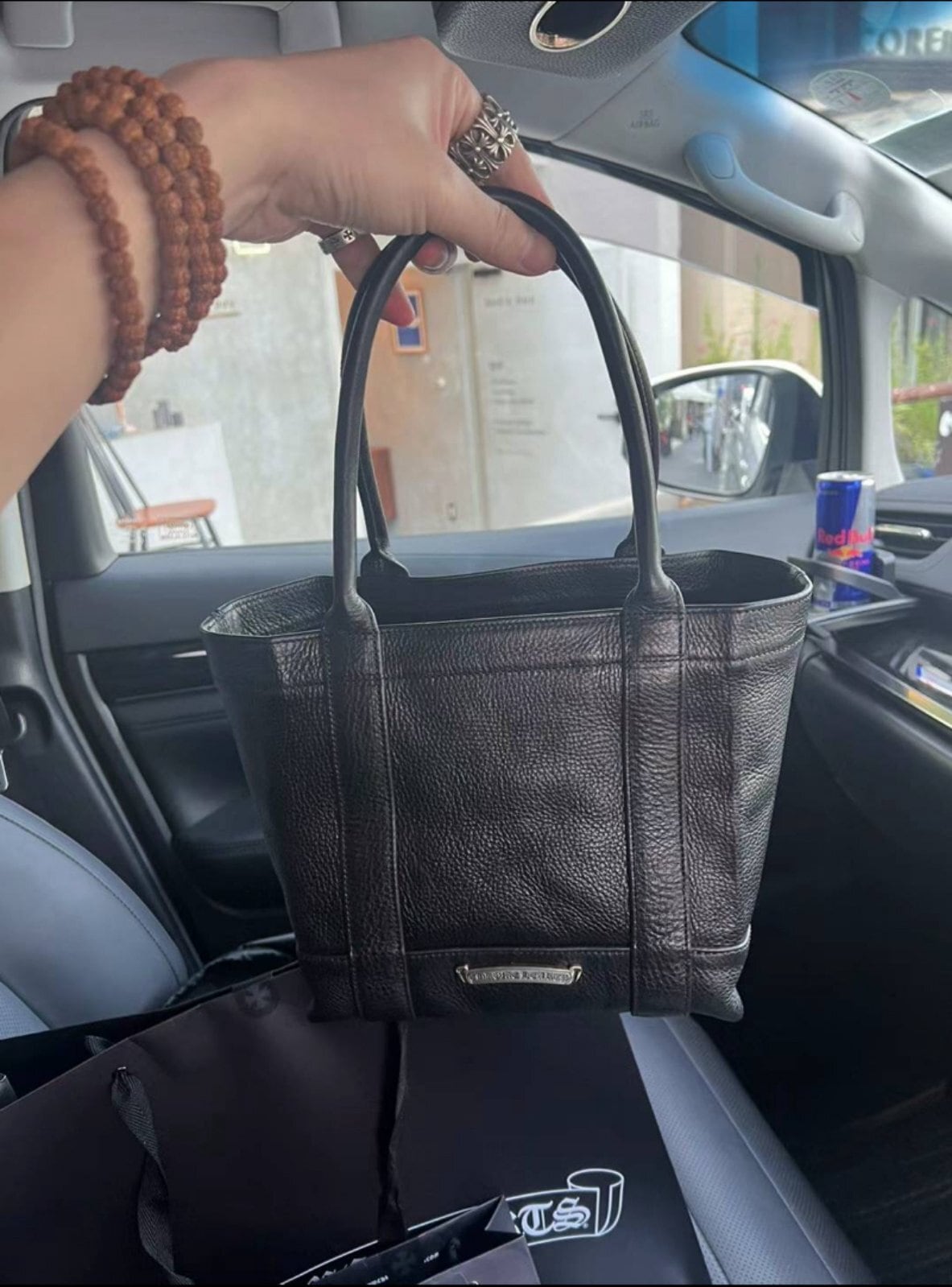 CHROME HEARTS クロムハーツ トートミニ トートバッグ ブラック CHROME HEARTS クロムハーツ トートミニ トートバッグ ブラック