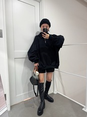 CFT.logo half sweat SH/black-logo black