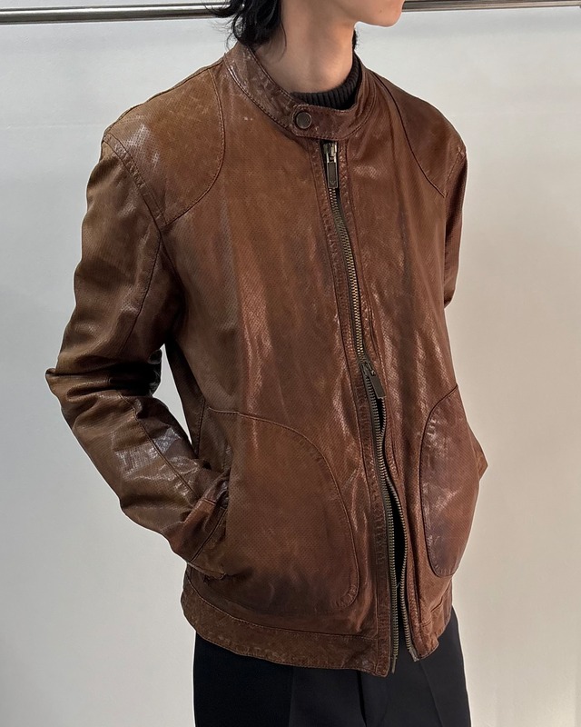 【ARMANI JEANS】single riders blouson