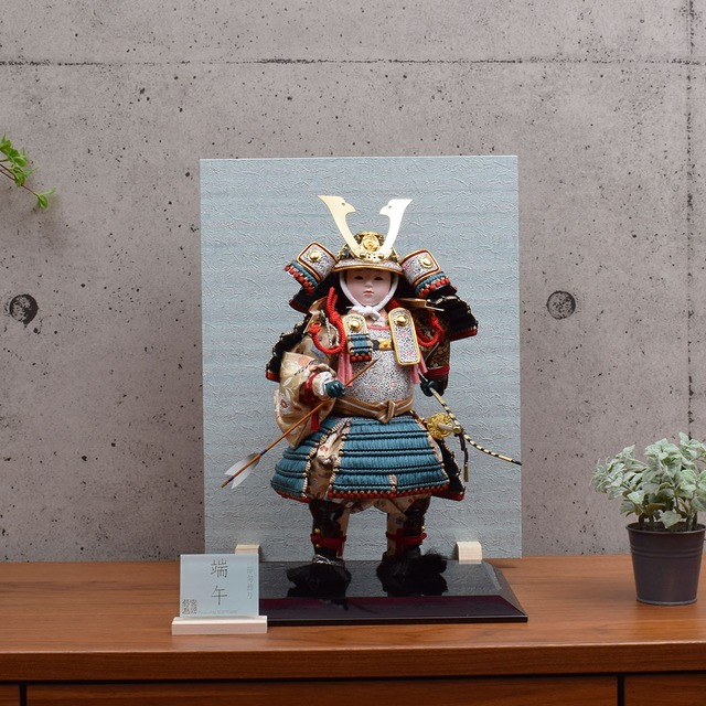 大将人形＜初陣＞浅葱威