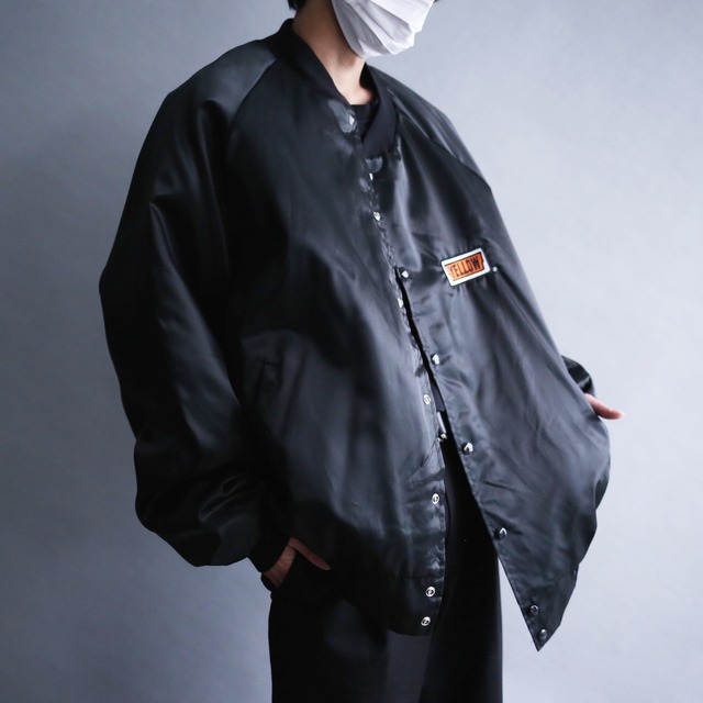 "刺繍" back good design over size stadium blouson