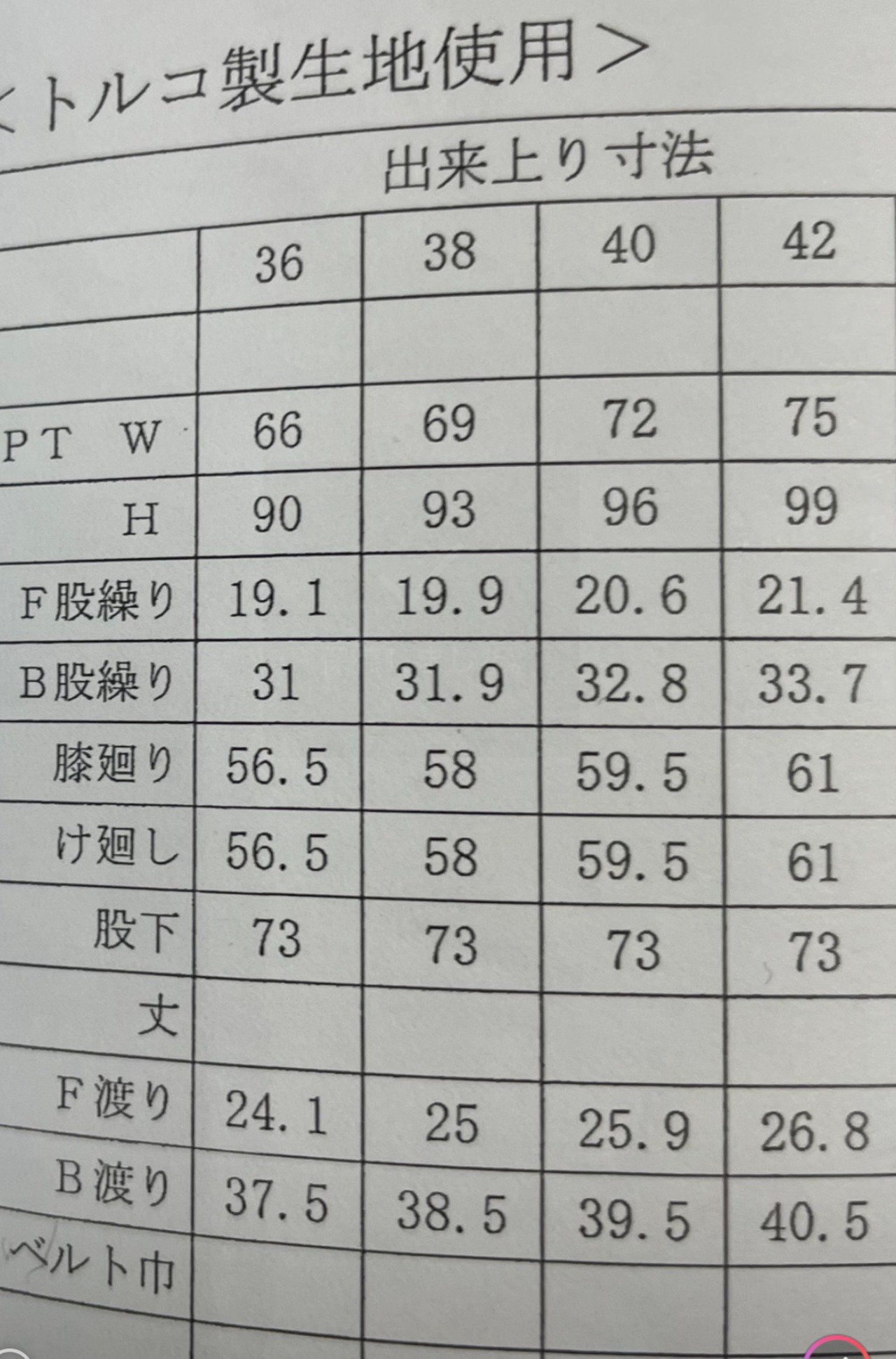 ROBE ウエストリブゴムワイドデニム　11624