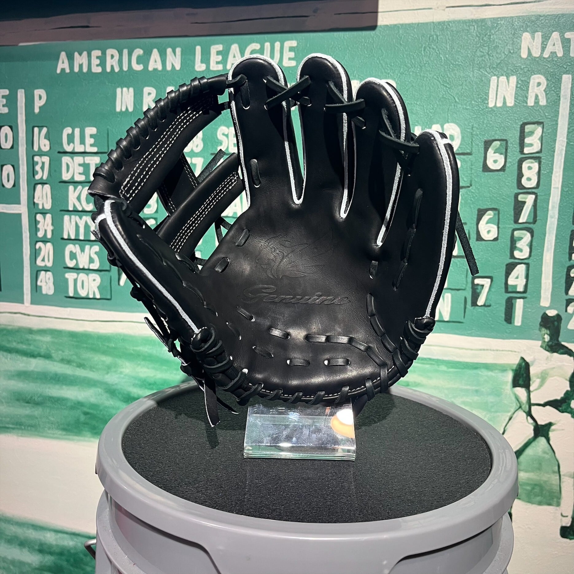 Genuine ジェニュイン 硬式グラブ 内野手用 MIU-S6 ブラック 右投げ