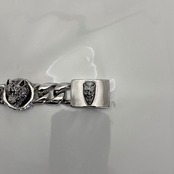 WOLVES with 10 DIAMONDS CHAIN BRACELET / ウルヴスチェーンブレスレット・10ダイヤモンドアイズ