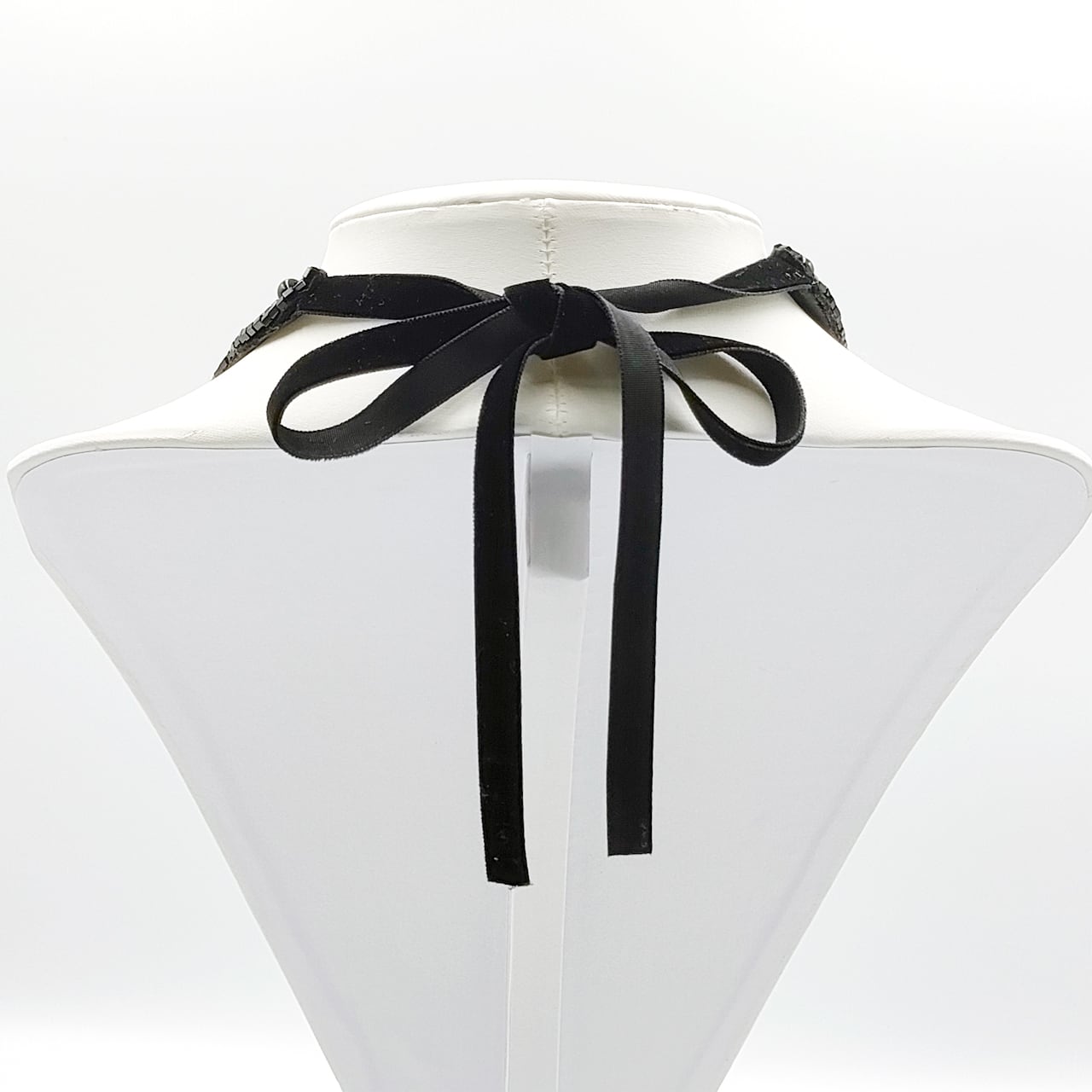 【ねコネコ】アクセサリー 生前整理 べっ甲 シルクコードネックレス（ネコモチーフ/ロング/90cm