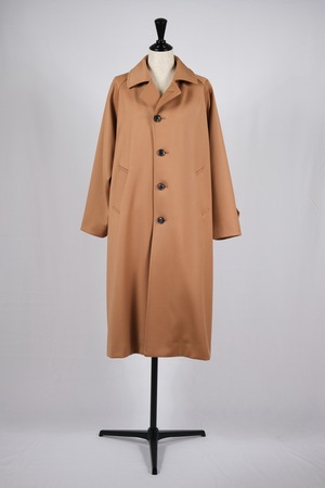 【cantáte】flannel venetian balmacaan coat-camel