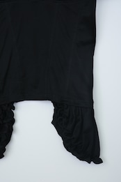 Gathered short sleeve top