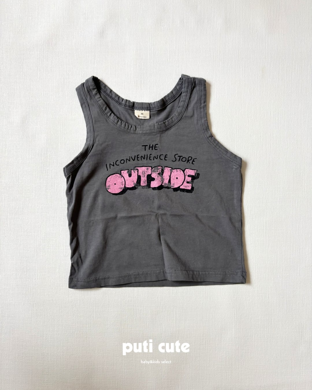 80-120 ꒰ 即納 ꒱ Outside tank top / Pepper ⸝⋆