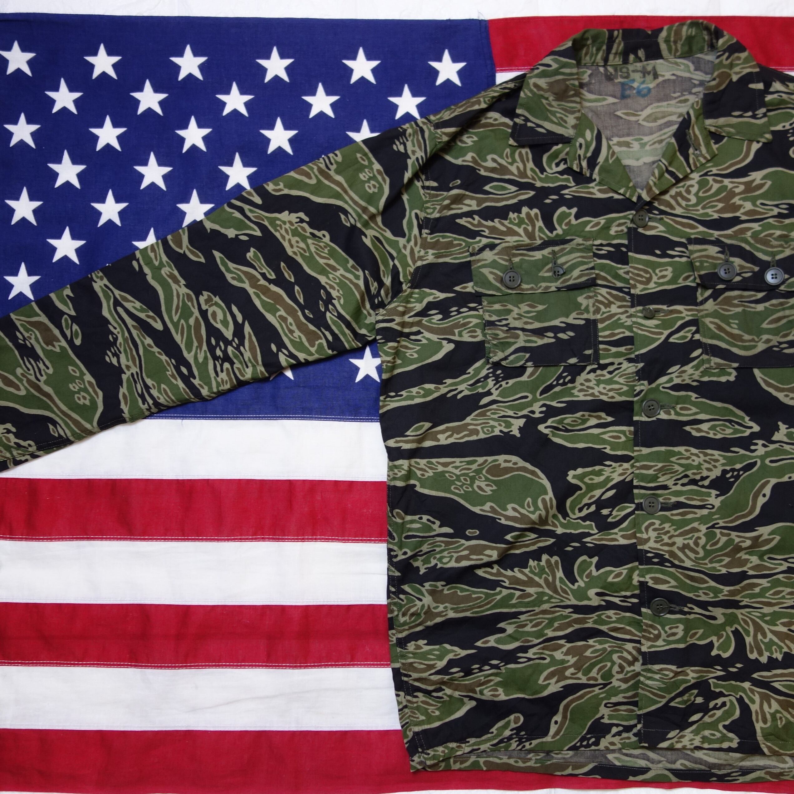 60's US.ARMY Vietnam Tiger Stripe Jacket ”US-M” ベトナム 60's US.ARMY Vietnam Tiger Stripe Jacket ”US-M” ベトナム